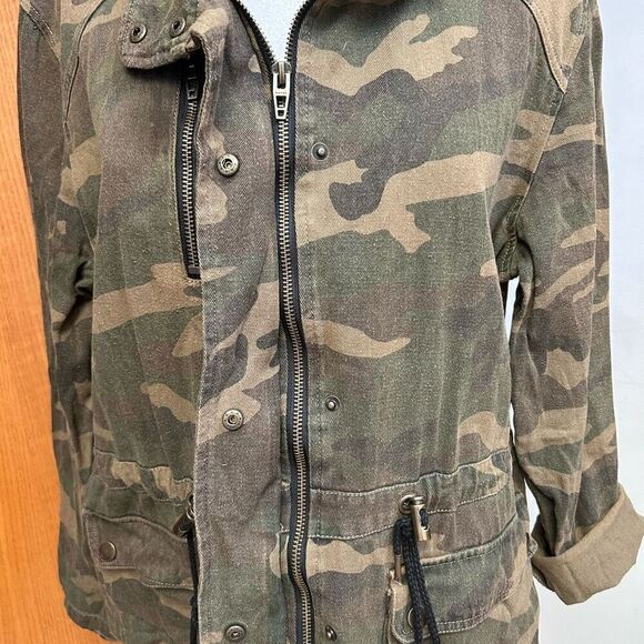 Blank NYC camouflage full zip‎ jacket size M BIN S - Picture 7 of 12